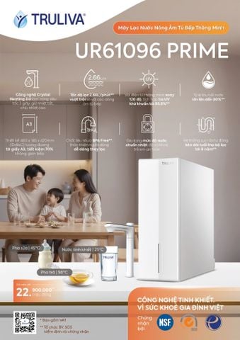  MÁY LỌC NƯỚC ÂM TỦ BẾP TRULIVA UR61096H 