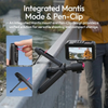  Gậy Selfie Tích Hợp Tripod ULANZI MT55 Dùng Cho Action Cam + Điện Thoại (31cm, 360° Adjustable Angle, 1kg Load Capacity, 4 Pro Modes Shoot, Hidden Hook, Mantis Mode, 360° Versatile Ball Head) 