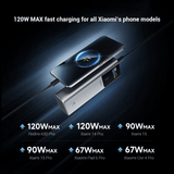  Pin Dự Phòng CUKTECH 10 PLUS 15000mAh 120W (2*Type-C + 1*USB-A, Smart TFT Display, Flight-approved) 