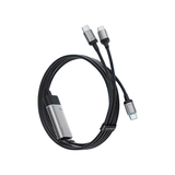  Cáp Sạc Nhanh 2-in-1 C to 2C CUKTECH 10 100W (1.35m, 5A, PD3.0, PPS, QC4+) 