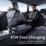  Tẩu Sạc Cho Ô Tô Baseus PrimeTrip VR1 60W (With 0.8m Retractable Cable (U+C) + Type-C, 180° Rotating Design, Dual Anti-Slip Clips, LED Indicator, 60W Triple Ports) 