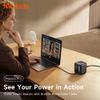  Củ Sạc Nhanh Để Bàn MCDODO FreeGo Pro CH-139 100W (2*Type-C + 1*USB-A port + 100cm Type-C Built-in cable, Smart Digital Display) 