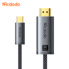  Cáp Chuyển Type-C to HDMI MCDODO Cab Flow series CA-804 8K@60Hz (2m) 
