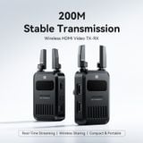  Bộ Truyền Hình Ảnh HDMI Không Dây VENTION ADU 1080P@60Hz (Transmitter and Receiver, 200M Stable Transmission, Up to 1 TX to 4 RXs, Support NP-F750 7.4V Battery, Wireless + Wired Flexibility, LED Status Display) 