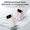  Pin Dự Phòng Kèm Cáp Type-C VENTION XGY 20000mAh 22.5W (CCC / 3C Certification, 1*Type-C + 1*USB-A port, Smart LED Display) 