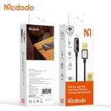  Cáp Sạc Nhanh USB to Lightning MCDODO CA-659 3A (1.2m, Auto Power Off, with Breathing Light, 480Mbps) 