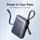  Pin Dự Phòng Kèm Cáp Type-C + Lightning VENTION FKM 10000mAh 45W (1*Type-C port, Digital Display) 