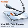  Cáp Sạc Nhanh USB to Lightning MCDODO Cab Luma series CA-122 3A (1.2m) 
