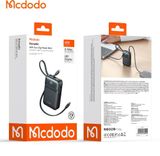  Pin Dự Phòng Kèm Cáp Type-C + Lightning MCDODO YGS MC-993 20000mAh 45W (1*Type-C+1*USB-A ports, LED Display) 