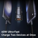  Tẩu Sạc Ô Tô MCDODO NeoEco series CC-821 60W (1*Type-C + 1*USB-A port, LED Light Charge Status) 