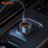  Tẩu Sạc Ô Tô MCDODO NeoEco series CC-821 60W (1*Type-C + 1*USB-A port, LED Light Charge Status) 