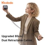  Củ Sạc Nhanh MCDODO FreeGo Pro CH-863 67W (1*Type-C port + 2*Type-C 80cm built-in cable) 
