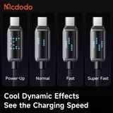  Cáp Sạc Nhanh C to C MCDODO CA-425 100W (1.2m, Four Display Modes Speed, Support CarPlay, 480Mbps) 