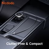  Tẩu Sạc Cho Ô Tô MCDODO CC-485 80W (With 80cm Type-C 45W built-in Retractable Cable, 1*Type-C + 1*USB-A port, Indicator Light Ring) 