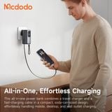  Pin Dự Phòng Kiêm Củ Sạc Kèm Cáp Type-C MCDODO FreeGo series MC-850 45W (10000mAh Power Bank, LED Display) 