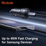  Tẩu Sạc Ô Tô MCDODO NeoEco series CC-152 45W (1*Type-C port, LED Light Charge Status) 