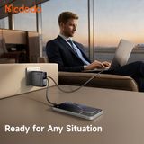 Củ Sạc Nhanh MCDODO FreeGo Pro CH-863 67W (1*Type-C port + 2*Type-C 80cm built-in cable) 