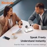  Tai Nghe Không Dây TWS MCDODO SpeakA01 Series HP-822 (Bluetooth v5.4, 6H, AI translator, with ANC & ENC, Control via app, Dual-Ear Mode, IPX4) 