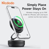  Giá Đỡ Điện Thoại Từ Tính Hút Chân Không MCDODO Spin Craft Pro series CH-861 (360° Rotation, 15W Wireless Charging) 