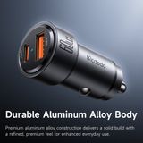  Tẩu Sạc Ô Tô MCDODO NeoEco series CC-821 60W (1*Type-C + 1*USB-A port, LED Light Charge Status) 