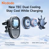  Đế Giữ Điện Thoại Từ Tính Ô Tô Kiêm Sạc Không Dây Qi2.2 MCDODO MagQ Ultra series CH-840 (Qi2.2 25W Wireless Charging, Air Vent, TEC-Cooled, with 77cm Type-C input Built-in Retractable Cable) 