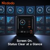  Củ Sạc Nhanh Để Bàn MCDODO FreeGo Pro CH-139 100W (2*Type-C + 1*USB-A port + 100cm Type-C Built-in cable, Smart Digital Display) 