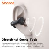  Tai Nghe Không Dây TWS MCDODO ZENO Air 04 HP-117 (Bluetooth v5.4, 6H, with Adjustable Ear Clips, Real-Time Battery on LED Display, IP54) 