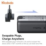 Pin Dự Phòng Kiêm Củ Sạc Kèm Cáp Type-C MCDODO FreeGo series MC-850 45W (10000mAh Power Bank, LED Display) 