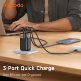  Củ Sạc Nhanh MCDODO Gana series CH-011 100W (2*Type-C + 1*USB-A port) 
