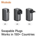  Pin Dự Phòng Kiêm Củ Sạc Kèm Cáp Type-C MCDODO FreeGo series MC-850 45W (10000mAh Power Bank, LED Display) 