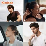  Tai Nghe Không Dây TWS MCDODO ZENO Air 04 HP-117 (Bluetooth v5.4, 6H, with Adjustable Ear Clips, Real-Time Battery on LED Display, IP54) 