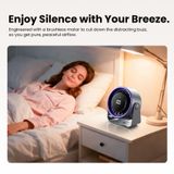  Quạt Để Bàn VENTION Lite 01 PBJ (3000mAh, 9.5H, LED Speed Display, 120° Wide-Angle Adjustment) 