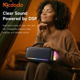  Loa Di Động Không Dây MCDODO ZENO BoomBox 2 BS-898 40W (Bluetooth v6.0, 5H, 4000mAh, IPX5, DSP-Enhanced Audio, USB, AUX & Wireless, Switch Colors Instantly) 