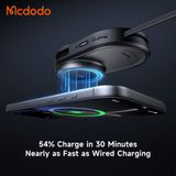  Đế Giữ Điện Thoại Từ Tính Ô Tô Kiêm Sạc Không Dây Qi2.2 MCDODO MagQ Ultra series CH-840 (Qi2.2 25W Wireless Charging, Air Vent, TEC-Cooled, with 77cm Type-C input Built-in Retractable Cable) 