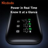  Củ Sạc Nhanh MCDODO FreeGo Pro CH-863 67W (1*Type-C port + 2*Type-C 80cm built-in cable) 