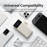  Pin Dự Phòng Kèm Cáp Type-C VENTION XGY 20000mAh 22.5W (CCC / 3C Certification, 1*Type-C + 1*USB-A port, Smart LED Display) 