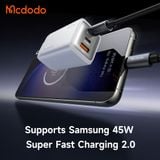  Củ Sạc Nhanh MCDODO Gana series CH-011 100W (2*Type-C + 1*USB-A port) 