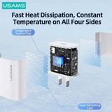  Bộ Sạc Nhanh Kèm Cáp C to C 60W USAMS ZX01 20W (1*Type-C port) 