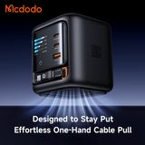  Củ Sạc Nhanh Để Bàn MCDODO FreeGo Pro CH-139 100W (2*Type-C + 1*USB-A port + 100cm Type-C Built-in cable, Smart Digital Display) 