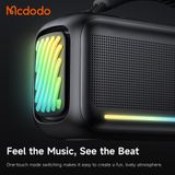  Loa Di Động Không Dây MCDODO ZENO BoomBox 2 BS-898 40W (Bluetooth v6.0, 5H, 4000mAh, IPX5, DSP-Enhanced Audio, USB, AUX & Wireless, Switch Colors Instantly) 