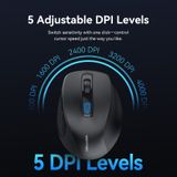  Chuột Không Dây Công Thái Học VENTION KTM (2.4GHz + Bluetooth 5.1, 4000DPI, 5-Level DPI Adjustment, 6 Buttons, ≤10m, AA Battery) 