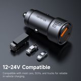  Tẩu Sạc Ô Tô MCDODO NeoEco series CC-821 60W (1*Type-C + 1*USB-A port, LED Light Charge Status) 
