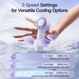  Quạt cầm tay Baseus GoTrip DT1 Mini – 1200mAh, gió mạnh 4m/s, 3 tốc độ, êm 39dB, quay 10000RPM, dùng 4h 