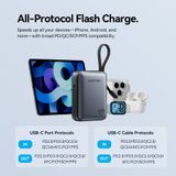  Pin Dự Phòng Kèm Cáp Type-C + Lightning VENTION FKM 10000mAh 45W (1*Type-C port, Digital Display) 
