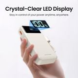  Pin Dự Phòng Kèm Cáp Type-C VENTION XGY 20000mAh 22.5W (CCC / 3C Certification, 1*Type-C + 1*USB-A port, Smart LED Display) 