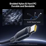  Cáp Sạc Nhanh C to C Baseus PicoGo 240W (Nylon Braided Cable) 