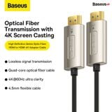  Cáp HDMI sợi quang cao cấp Baseus High Definition Series – HDMI to HDMI, hỗ trợ 4K/60Hz, truyền tín hiệu tốc độ cao 