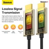  Cáp HDMI sợi quang cao cấp Baseus High Definition Series – HDMI to HDMI, hỗ trợ 4K/60Hz, truyền tín hiệu tốc độ cao 