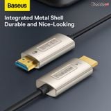  Cáp HDMI sợi quang cao cấp Baseus High Definition Series – HDMI to HDMI, hỗ trợ 4K/60Hz, truyền tín hiệu tốc độ cao 