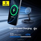  Đế Sạc Đứng Không Dây Gấp Gọn Baseus EnerFill FF11 15W (Qi2 Wireless Charging, Efficient Heat Dissipation, Strong Magnetic Attachment) 